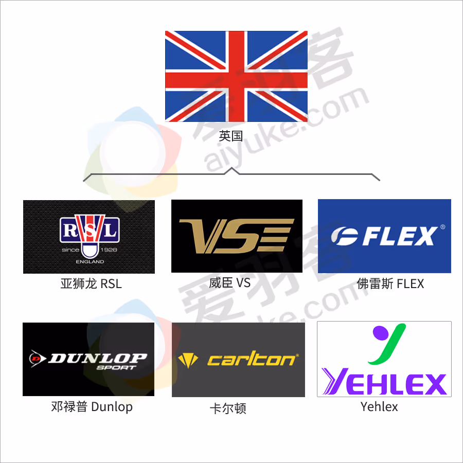 星空体育网站：一文了解全球所有羽毛球品牌！建议收藏！(图3)