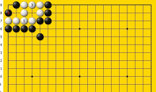 白棋粘是妙手占据眼位做眼是白棋收官获得更多目数的要点(图2)