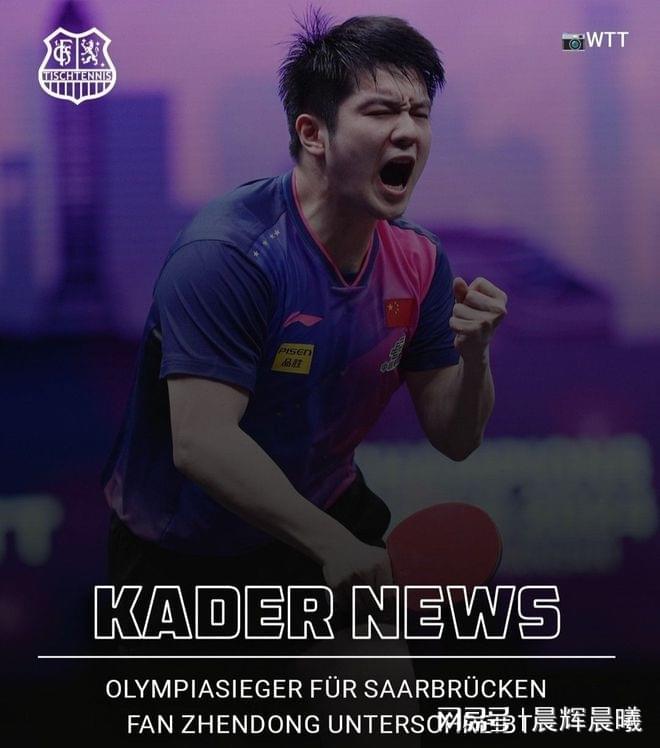 星空体育网站：单飞还是共赢？樊正东签约德国乒乓球甲级联赛