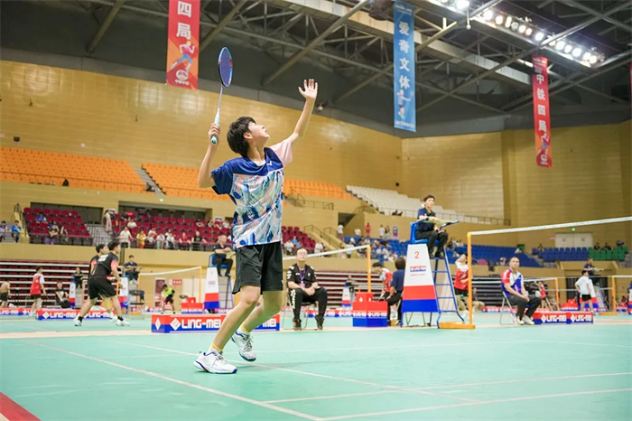 赛场风采2024年“翎美杯”安徽省青少年羽毛球锦标赛圆满收官