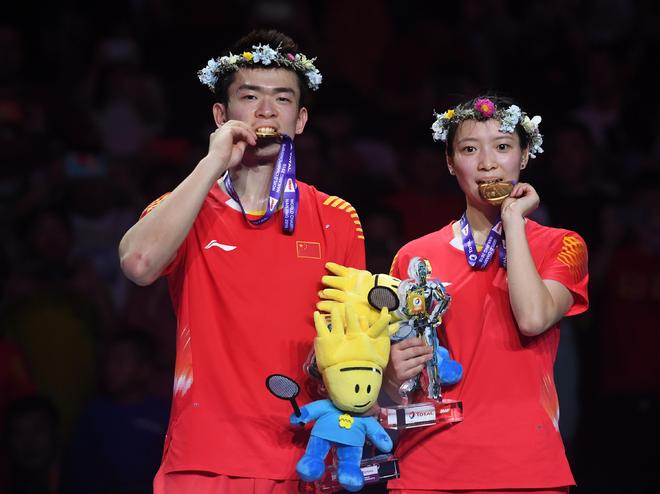 星空体育网站：全运会｜世界上最好的羽毛球混双组合终于拿到了全运会金牌(图4)
