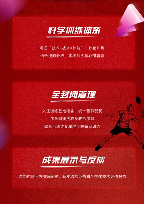 技术·战术·体能一体化训练的幸羽球国际寒假点燃羽球梦想！(图3)